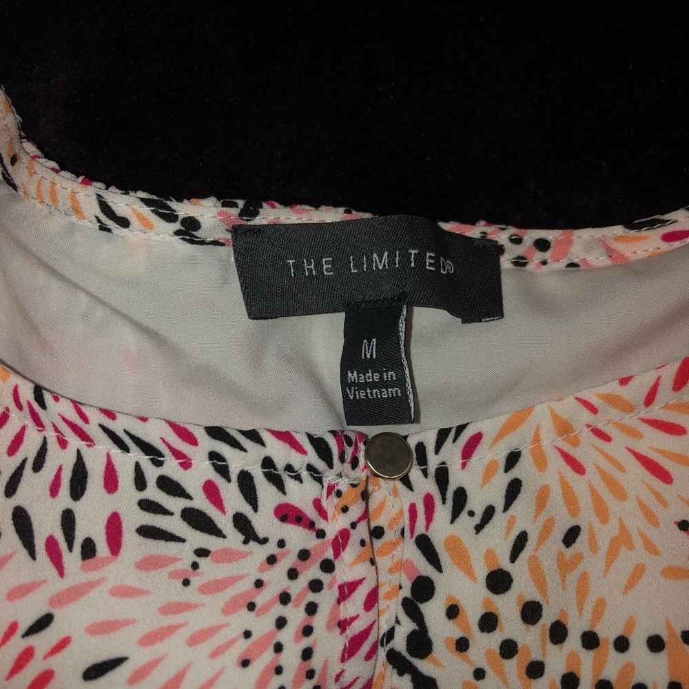 The Limited pink swirl top